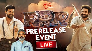 RRR PreRelease Event LIVE  NTR  Ram Charan  Ajay Devgn  Alia Bhatt  SS Rajamouli  TeluguOne [upl. by Aenit846]