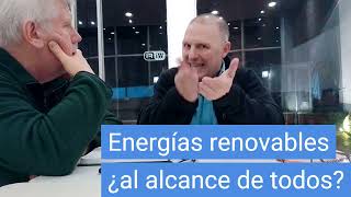 ¿Energías renovables solo para ricos [upl. by Nimsaj269]