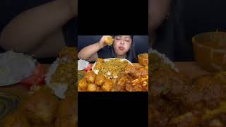 SPICY MUTTON CURRY🔥 shorts asmr asmreating mukbang [upl. by Range]