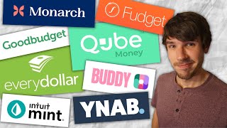 BEST Budget Apps of 2022 Everydollar YNAB Mint Goodbudget Fudget Monarch Buddy and Qube [upl. by Savitt]