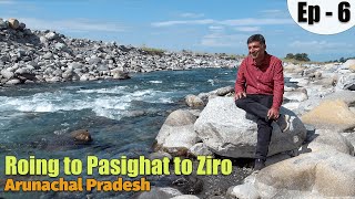 EP  6 Roing to Pasighat to Ziro  Sirki Waterfall  Tribal food of Arunachal Pradesh Adi Tribe [upl. by Halsy]