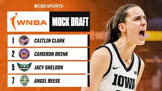 FINAL 2024 WNBA Mock Draft Caitlin Clark SLAM DUNK No 1 to Fever  CBS Sports [upl. by Pernas]