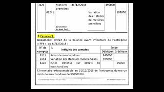 3 Exercices avec corrigés quotLa régularisation des stocks [upl. by Boggers]