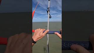 kiteflying kitesurfing jump kitesurfclub extremesports kitesurfer watersports gopro [upl. by Enyahs]