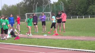 Première compètt dAthlétisme pour Emeline [upl. by Claudelle]