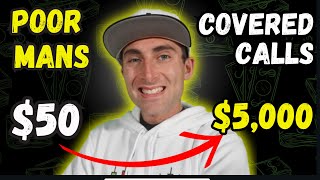 Poor Mans Covered Call Strategy  Full Robinhood Tutorial [upl. by Knepper]