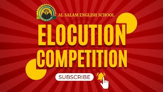 Bare Necessities I by SHAIKH MOIN I Elocution Competition I AL SALAM ENGLISH SCHOOL [upl. by Ahsimet]