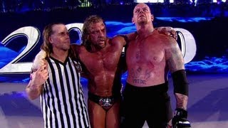 Superstars respond to Triple H vs The Undertaker  Hell In A Cell WrestleMania XXVIII [upl. by Nylhtak]