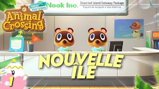 MA TOUTE NOUVELLE ÎLE C’EST PARTI ✈️ ANIMAL CROSSING HORIZONS 1 [upl. by Orson]