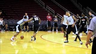 Royce Whites First Rockets Practice [upl. by Pail604]