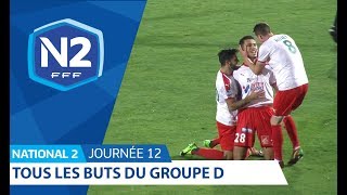 12ème journée  National 2D  Tous les buts [upl. by Ahsekam]