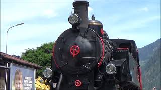 Zillertalbahn mit Dampfzug  Jenbach  Mayrhofen im österreichischen Tirol [upl. by Aicilec321]