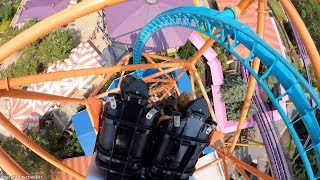 Tempesto 4K OnRide Back Busch Gardens Williamsburg [upl. by Atimed]