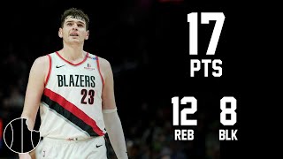 Donovan Clingan Highlights  Trail Blazers vs Timberwolves  13th Nov 2024 [upl. by Eiclek]