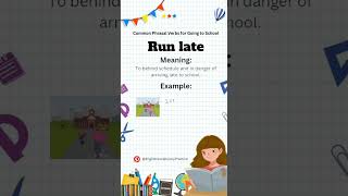 Mastering Phrasal Verb 9 Unraveling the Meaning of RUN LATE  Illustrated Examples phrasalverbs [upl. by Fionna]