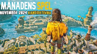 Månadens Spel  November 2024  Kandidaterna [upl. by Romaine]