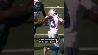 A facemask and a horse collar at the same time is WILD shorts nfl [upl. by Horter]