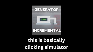 Generator Incremental  Roblox Timelapse [upl. by Mcmaster]