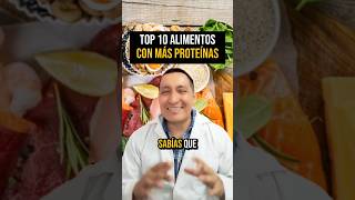 Top 10 alimentos con más proteínas para tu dieta proteinas [upl. by Gale649]