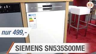 Siemens Geschirrspüler SN535S00ME für nur 499 Euro  Die Top Features │ Angebot der Woche [upl. by Inkster]