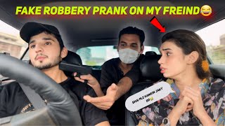 I did fake robbery prank on my friend 😂  gone emotional 🥹 [upl. by Odelet896]