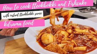 How To Make Tteokbokki  Fish Cake Easy Recipe Korean Food [upl. by Rollecnahc]