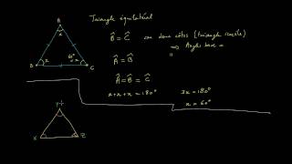 Cotés et angles dun triangle équilateral [upl. by Llennhoj892]