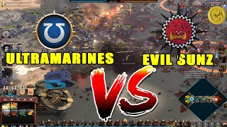 Dawn of War 3  Massive Battle  Ultramarines Terminators vs Orks [upl. by Loris]