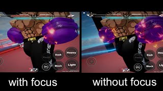 CHRONOS STYLE ULTIMATE WITH FOCUS AND WITHOUT FOCUS SIDE BY SIDE COMPARISON Untitled Boxing Game [upl. by Tullus988]