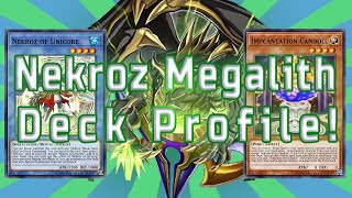 MEGACROZ Nekroz Megalith Deck Profile March 2022 [upl. by Rocker]