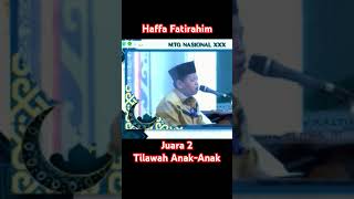 Qori Haffa Fatirahim mtqnasional2024 [upl. by Llecrep]