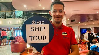 Sneak Peak inside MSC CRUISE MAGNIFICA SHIP TOUR [upl. by Memberg]