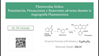 Fluoresceína Sódica Presentación Precauciones y Reacciones Adversas [upl. by Reahard944]