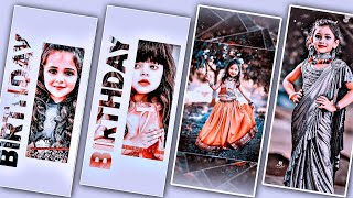 New kids Birthday Video Editing Alight Motion  Kids Birthday Video Editing Happy Birthday Editing [upl. by Keyek]