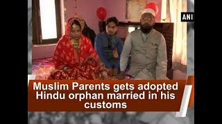 Muslim Parents gets adopted Hindu orphan married in his customs  Uttarakhand News [upl. by Eynttirb444]