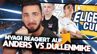 MYAGI REAGIERT AUF 4500 ANDERS VEJRGANG VS DULLENMIKE  ELIGELLA CUP FINALE  FIFA 21 [upl. by Dillon]