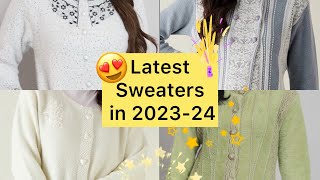 Women’sgirls New design Sweaters in 202324 collection 😍 fashion winter [upl. by Arded579]