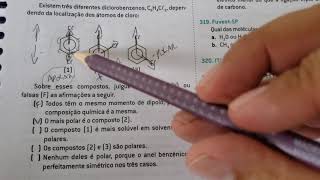 Exercícios Polaridade das ligações e das Moléculas [upl. by Syxela]