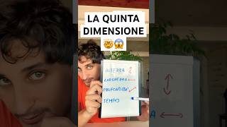 La QUINTA dimensione perte scienza fisica shorts divulgazione stem [upl. by Airetnahs]