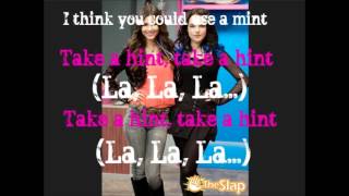 Victorious Take A Hint Lyrics [upl. by Enalahs481]