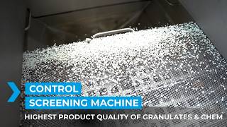 Granules production  Highest quality thanks control screening technology [upl. by Prue]