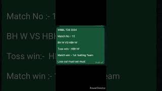 WBBL 2024 Match No 10 Brisbane Heat VS Hobart Hurricanes women Toss win and Match win Prediction [upl. by Niall]