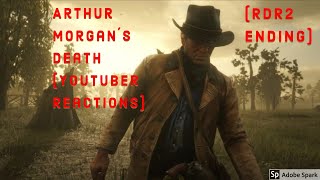 SPOILER Youtubers React to Arthur Morgans Death Red Dead Redemption 2 Ending [upl. by Adok119]