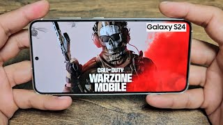 COD Warzone Mobile High Graphics 60FPS  Samsung Galaxy S24 [upl. by Gerta]