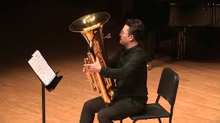 Fabien Wallerand  Premier Jour for Solo Tuba  Kim Namho Tuba Recital [upl. by Leirad]