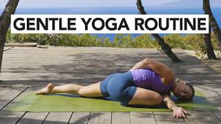 15 Min Gentle Yoga Routine  Full Body Stretch To Relax Your Body [upl. by Anibas]