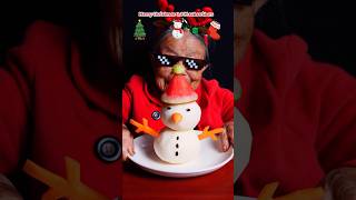 Christmas Mukbang ASMR  Eating festive fruits 🍉 [upl. by Falda]