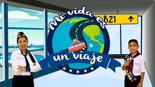 MI VIDA ES UN VIAJE  Día del niño y del aventurero 2023  Karaoke  Mímicas  Miss Anita Ch [upl. by Voleta]