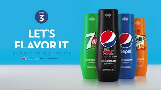 SodaStream X Pepsi  How To Flavour With Pepsi Max [upl. by Asirehc]