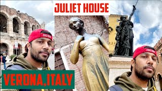 Juliet House VeronaItaly Verona Italy Walking Tour 4K  Guided Tour verona italy italia travel [upl. by Anek]